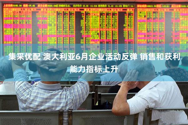 集采优配 澳大利亚6月企业活动反弹 销售和获利能力指标上升