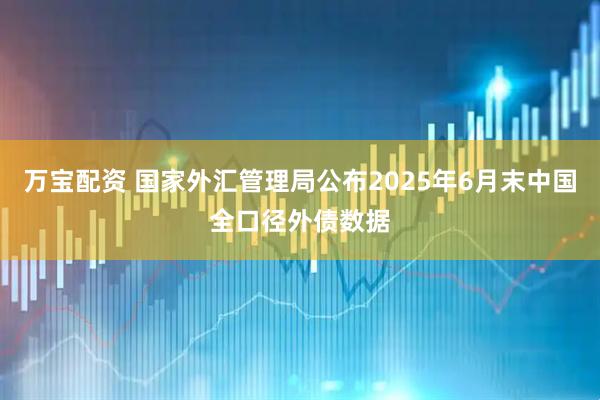 万宝配资 国家外汇管理局公布2025年6月末中国全口径外债数据
